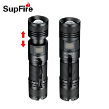 SupFire Factory High Bright High Quality 1500 Lumens Adjustable Long Lasting Multifunction Waterproof Zoomable Flashlight